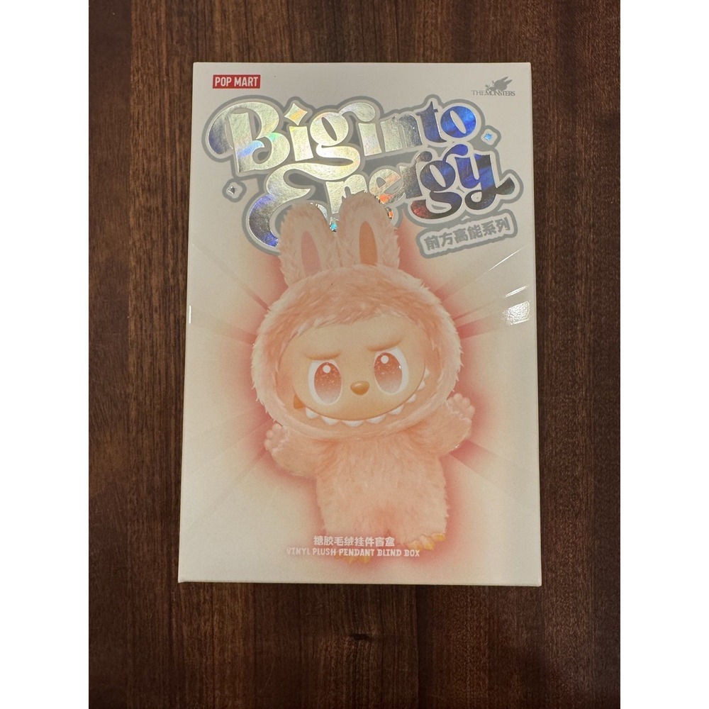 POP MART The Monsters Big into Energy Labubu Vinyl Plush Pendant Blind Box NEW